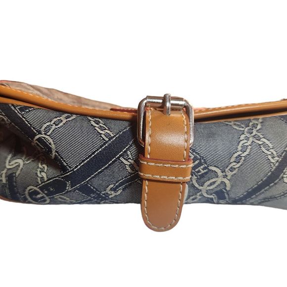 Tommy Hilfiger Bag Vintage Crossbody Blue Gray Womens - Picture 3 of 16